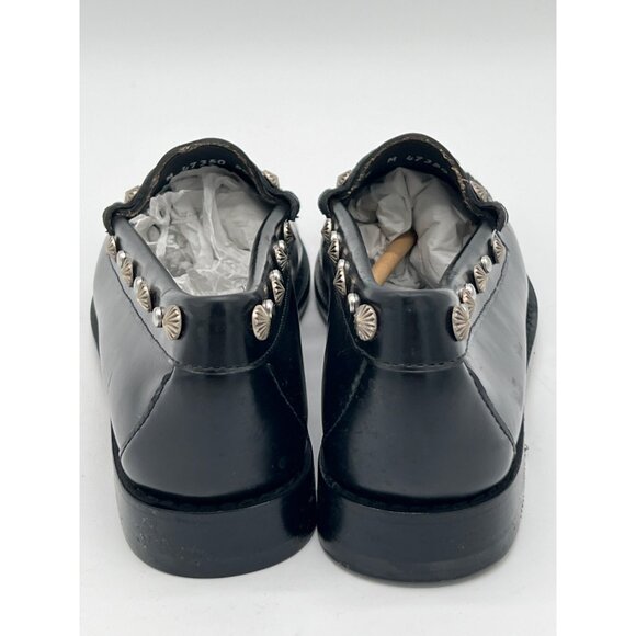 G.H. Bass Weejuns Womens Size 6M Black Studded Loafers Leather - Picture 4 of 12